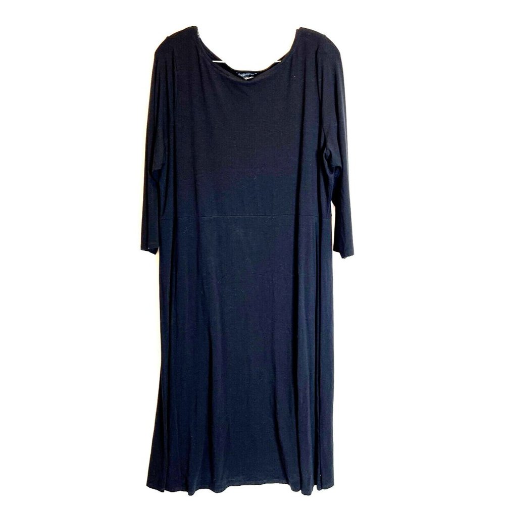 Eileen Fisher Women's Black Casual Dress Size XL